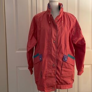 Mariel Women’s SZ L Pink Lined Jacket Zip and Snap